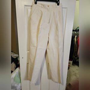 Vintage Neiman Marcus Cream Pants sz 8